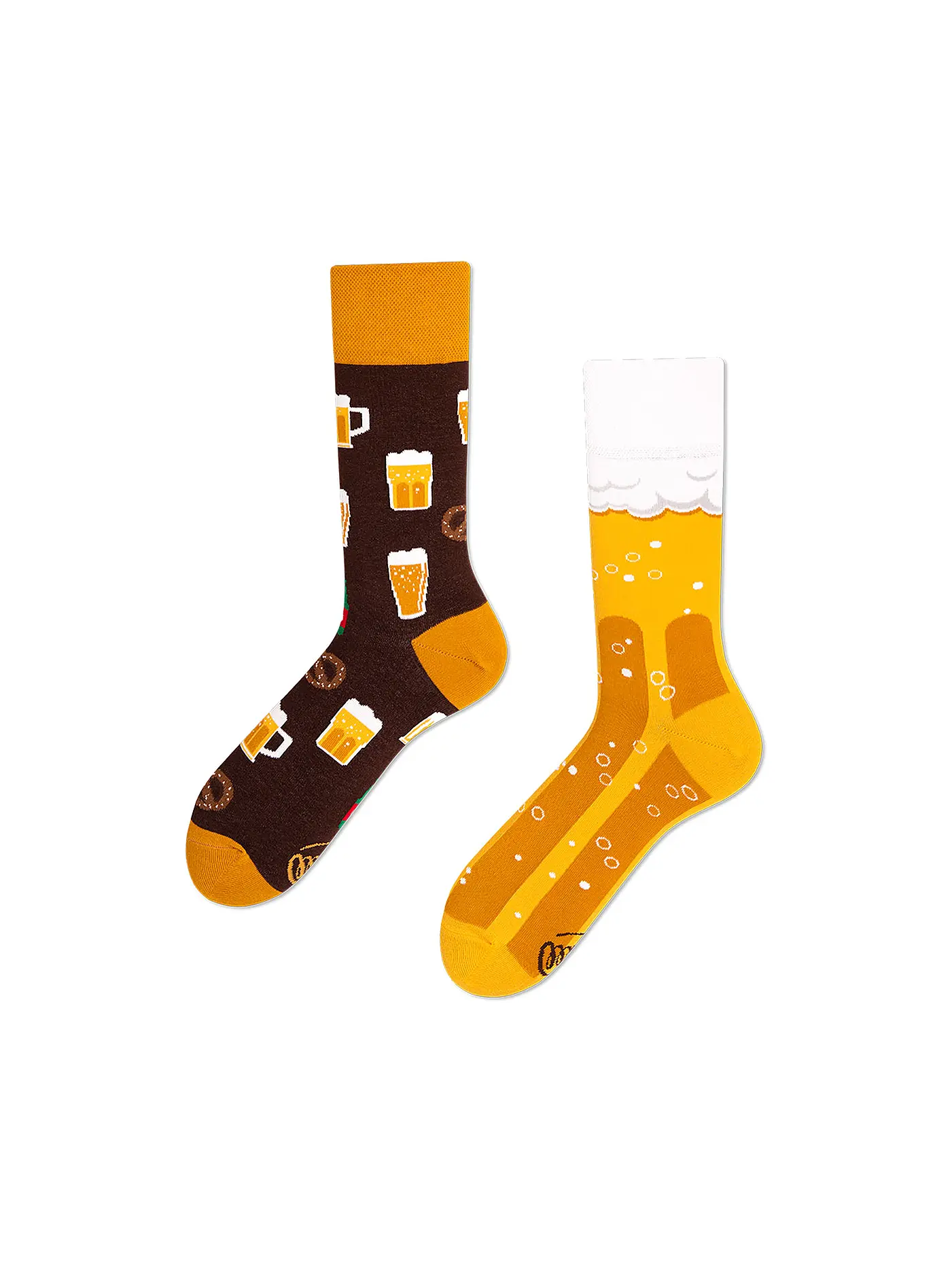 MANY MORNINGS | Herren Socken CRAFT BEER orange | 